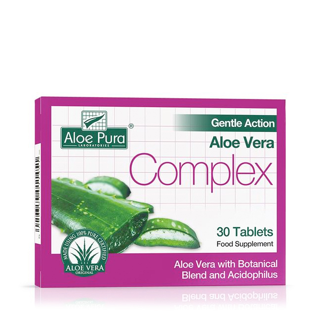 Aloe Pura Gentle Action Aloe Vera Complex 30 tabs